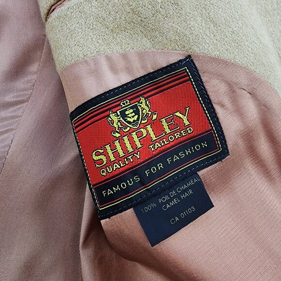 Shipley Camel Hair Sports Jacket Blazer Elbow Patches (42 R) - Picture 3 of 10